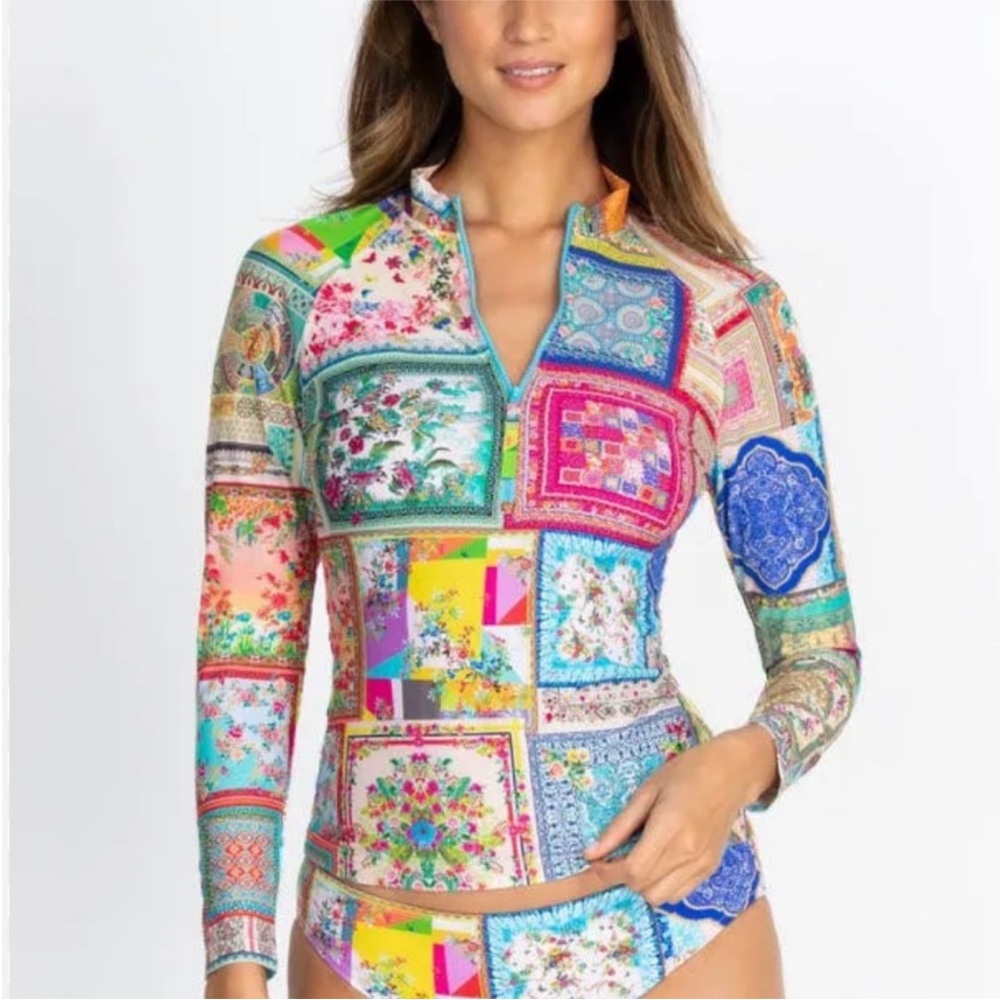 Johnny Was Swim Johnny Was Annika Surf Shirt Size small